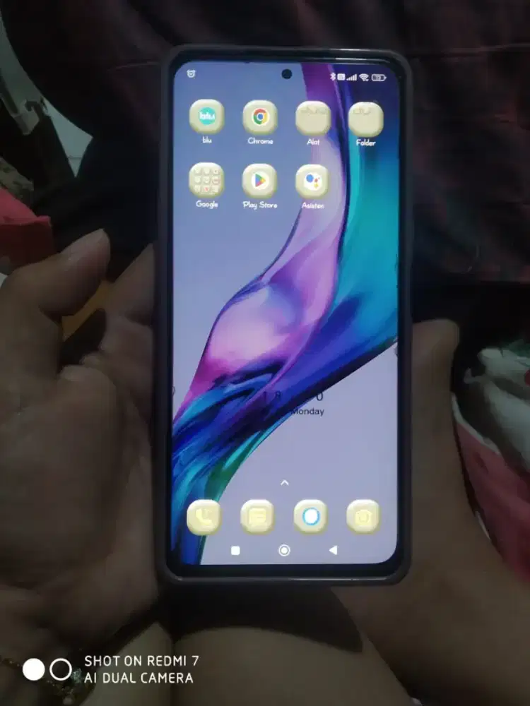 Xiaomi red note 10pro ram8 minus backdoor retak sama frem gompal dikit