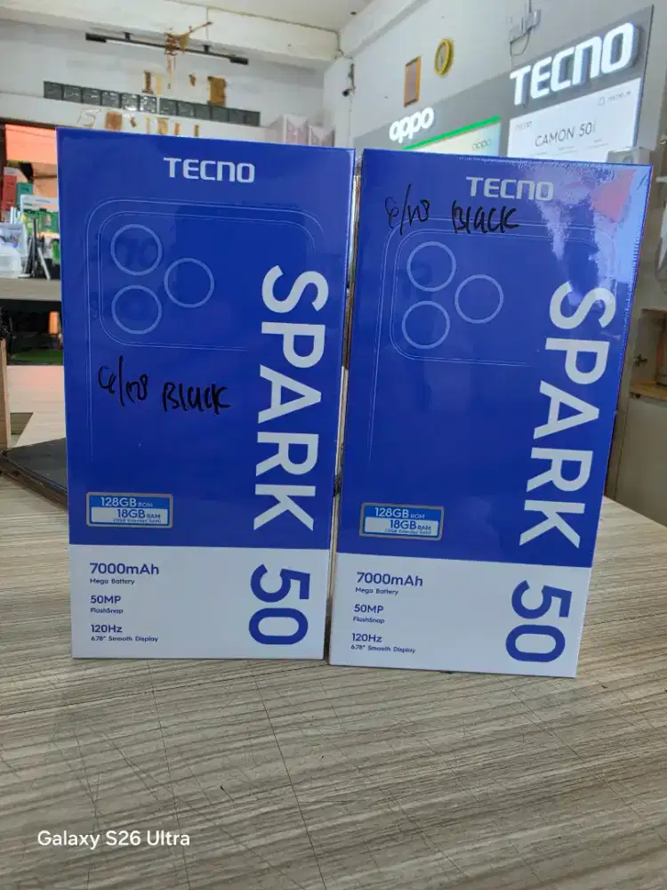 TECNO SPARK 50 RAM 6+12GB/128GB GARANSI RESMI TECNO
