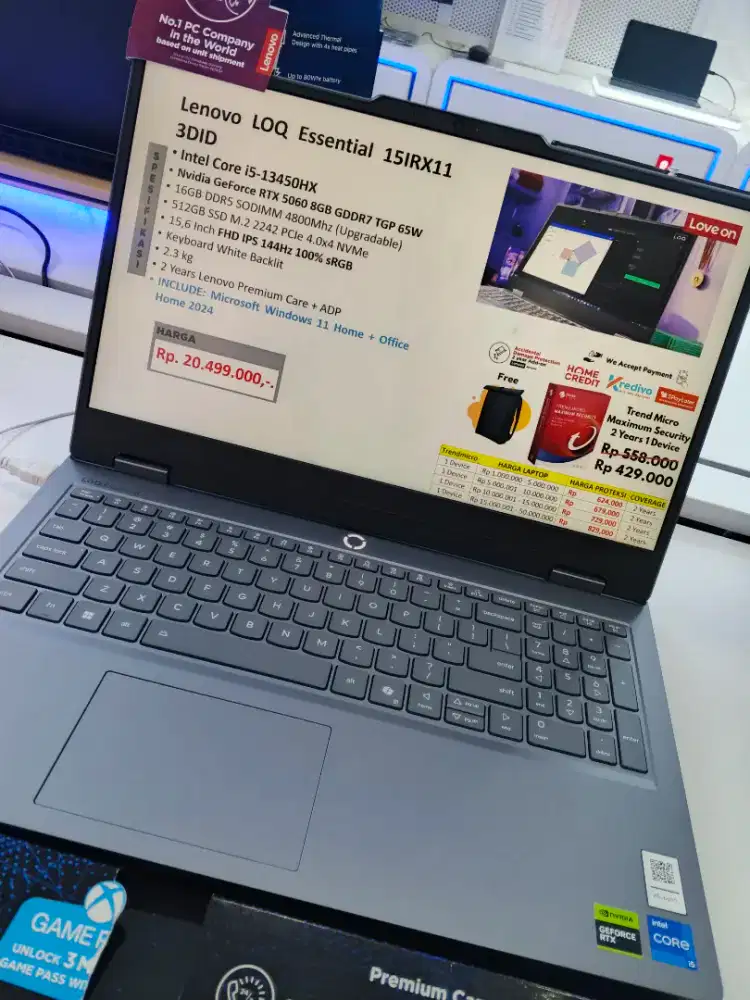 Lenovo LOQ Essential 15IRX11 3DID