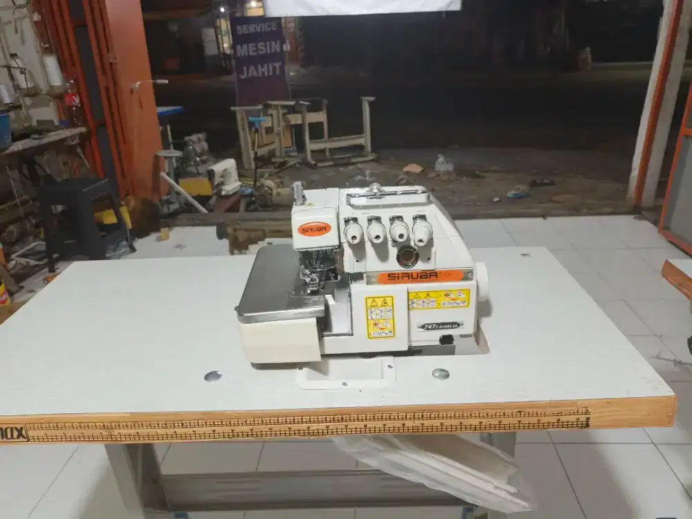 Mesin obras siruba benang 4 baruan