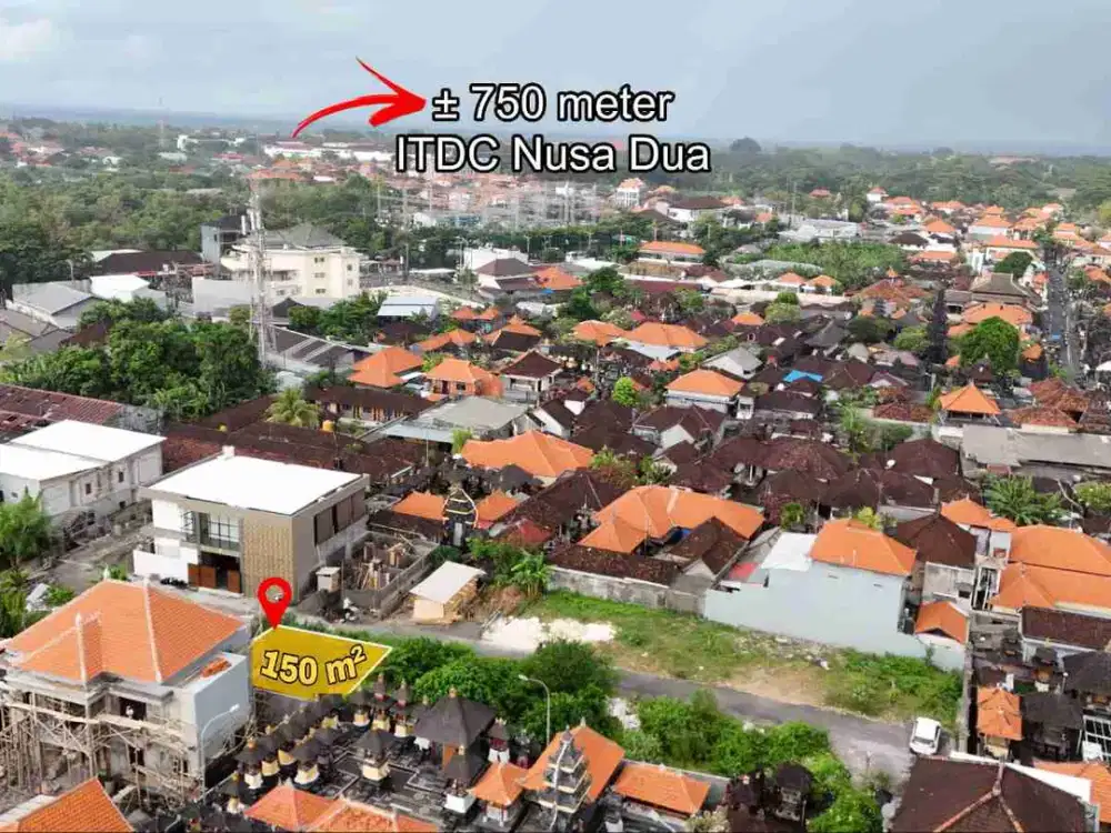 Tanah Murah Plot Kecil Dekat ITDC Nusa Dua Bali