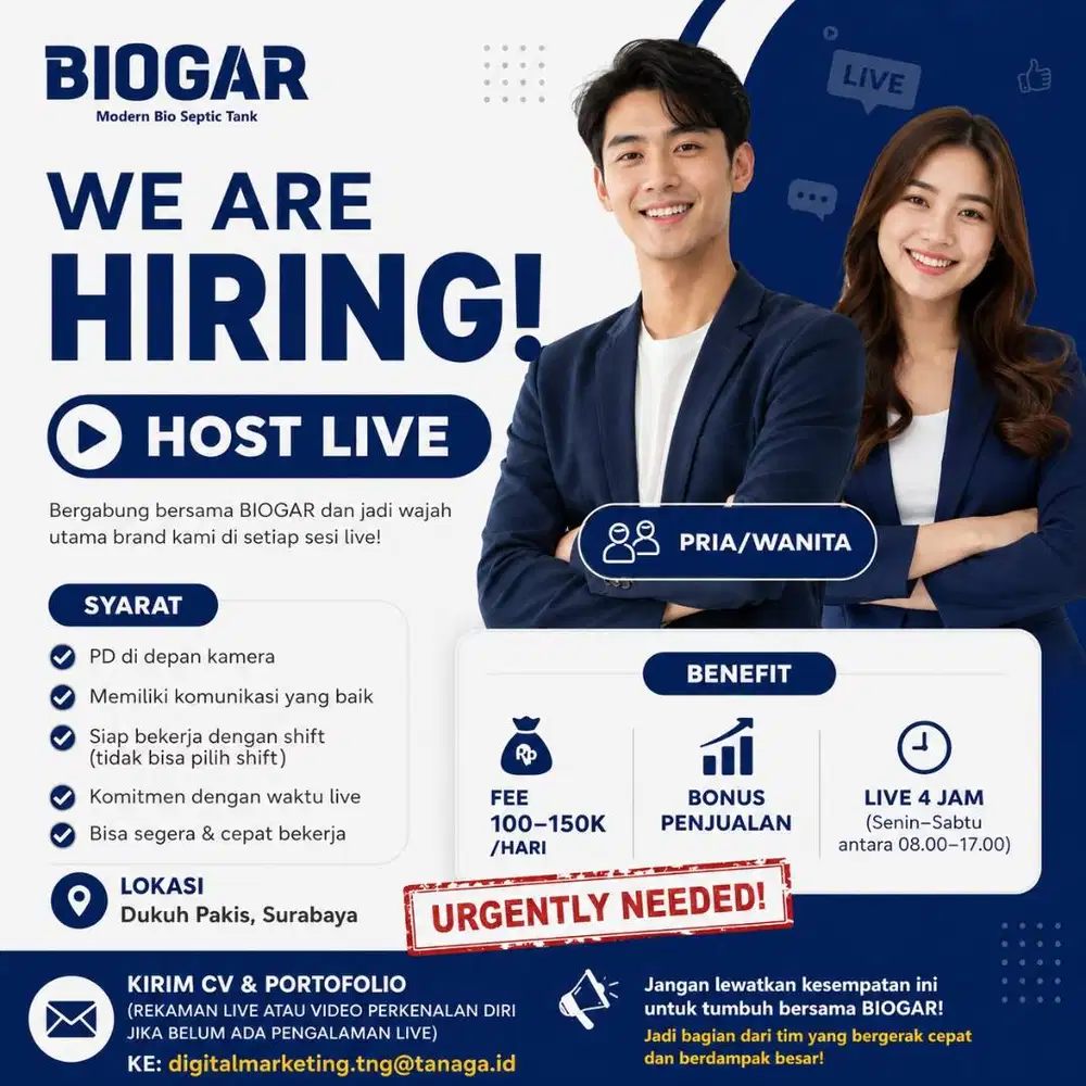 HIRING HOST LIVE