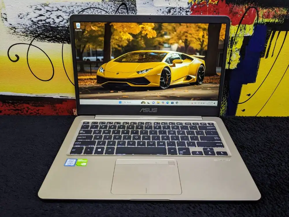 Laptop Asus VivoBook S14 Core i5 Gen 8 8/128 Nvidia MX150 4GB Mulus