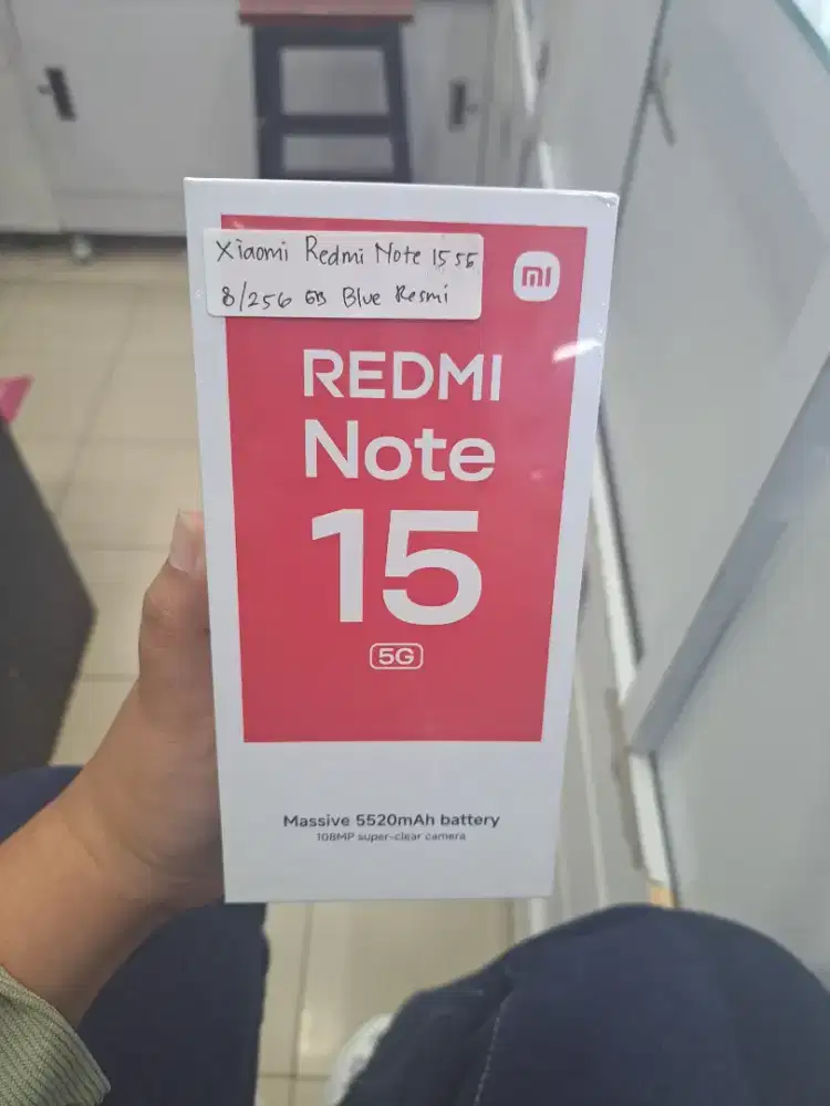 Xiaomi Redmi Note 15 5G 8/256GB Blue New Segel Box Garansi Resmi