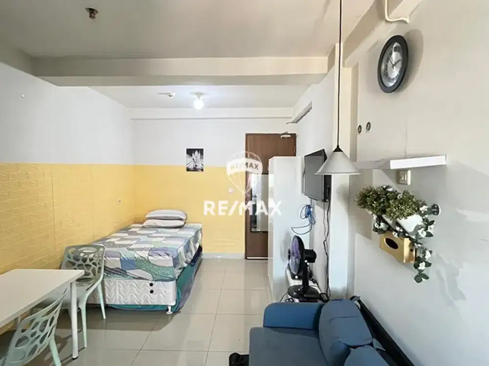 Disewakan Oak Tower B Pulo Gadung — Studio Full Furnish, View Nyaman, Tinggal Bawa Koper