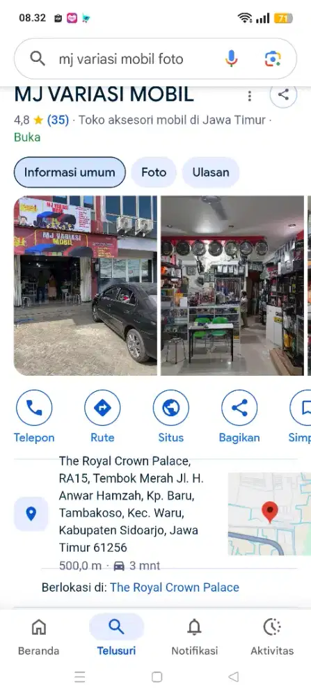 Dicari tukang variasi mobil + kaca film