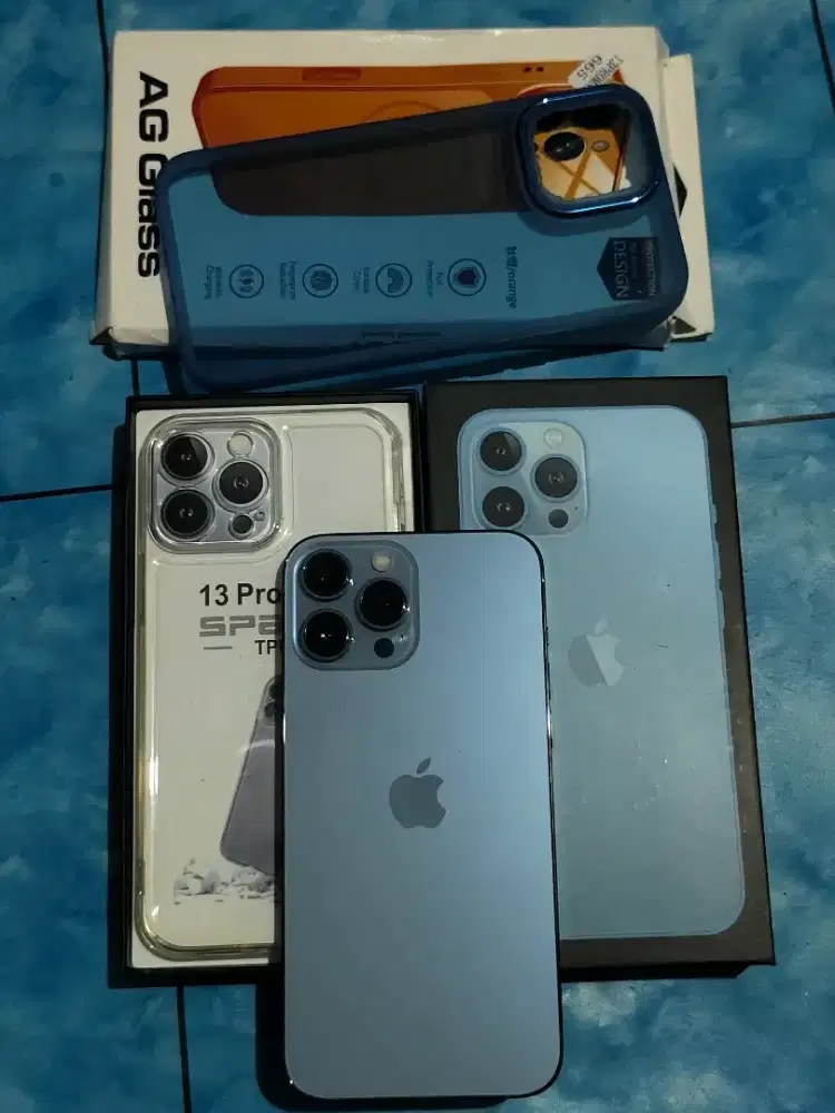 Iphone 13 pro max 256gb Fullset Pribadi Kayak Baru Murah
