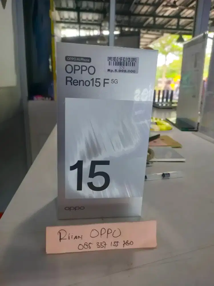 Oppo Reno 15F 5g Ram 8/256gb ATLANTIS DAHSYAT