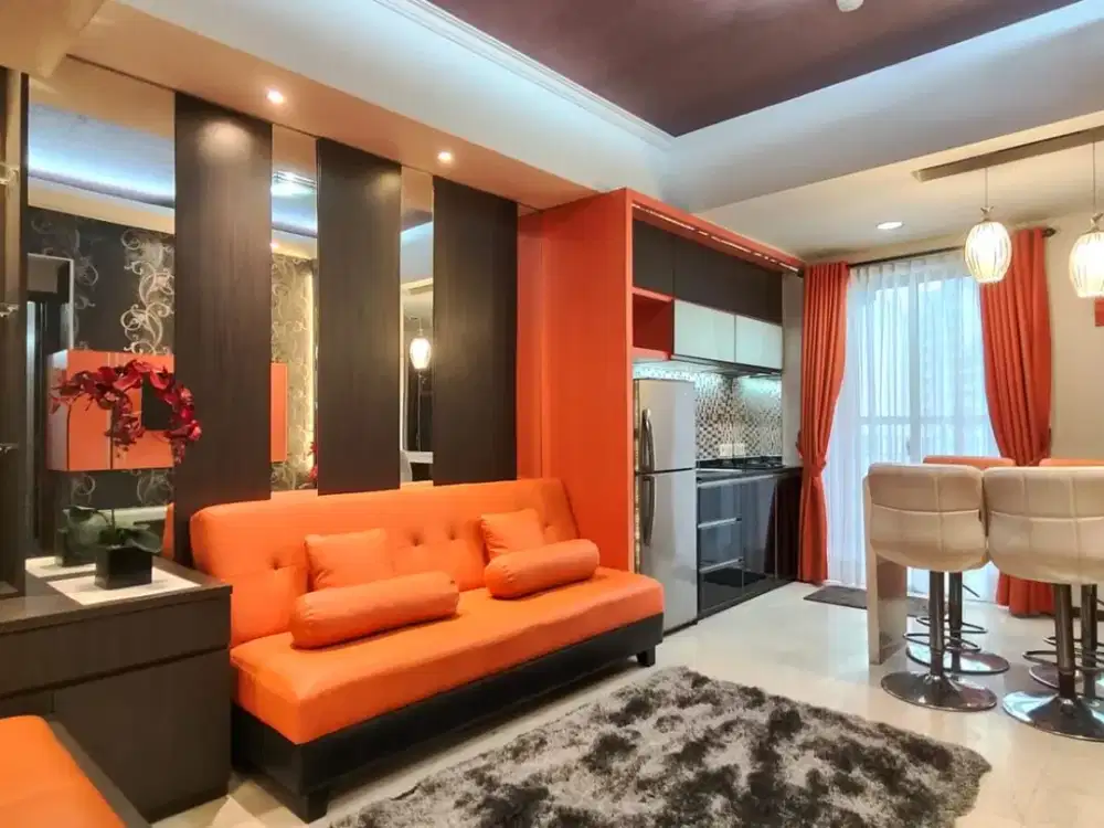 Disewakan 2BR+ Furnish Bagus di Apartemen Royal Mediterania Garden