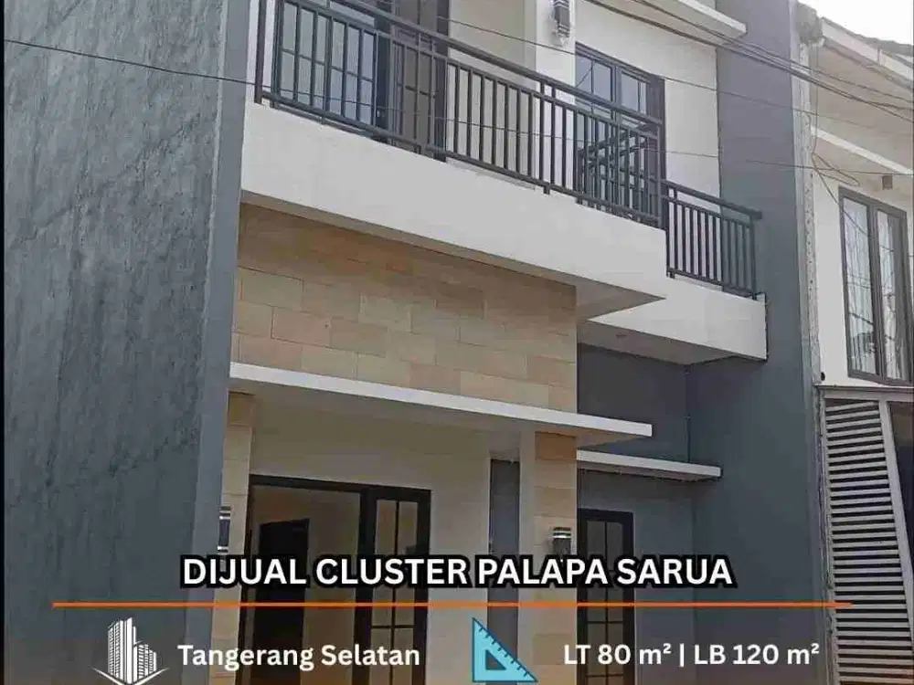DIJUAL Cluster Palapa Sarua, Tangerang Selatan