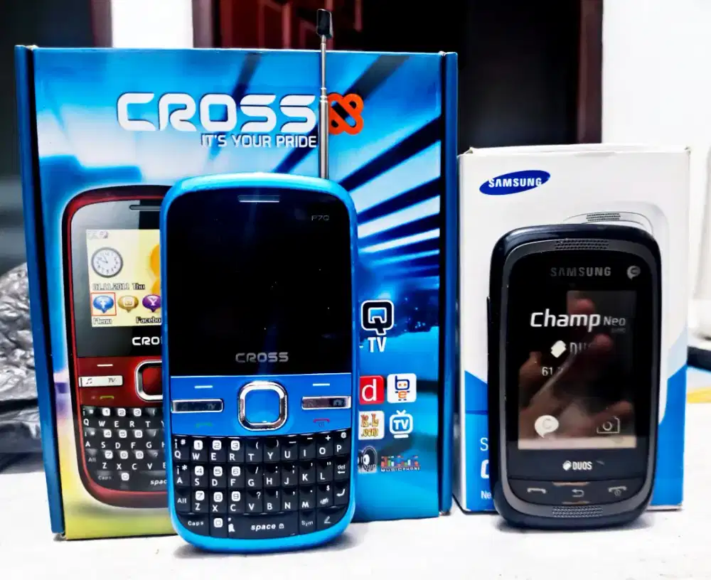 CROSS P7Q, & SAMSUNG CHAMP NEO DUOS