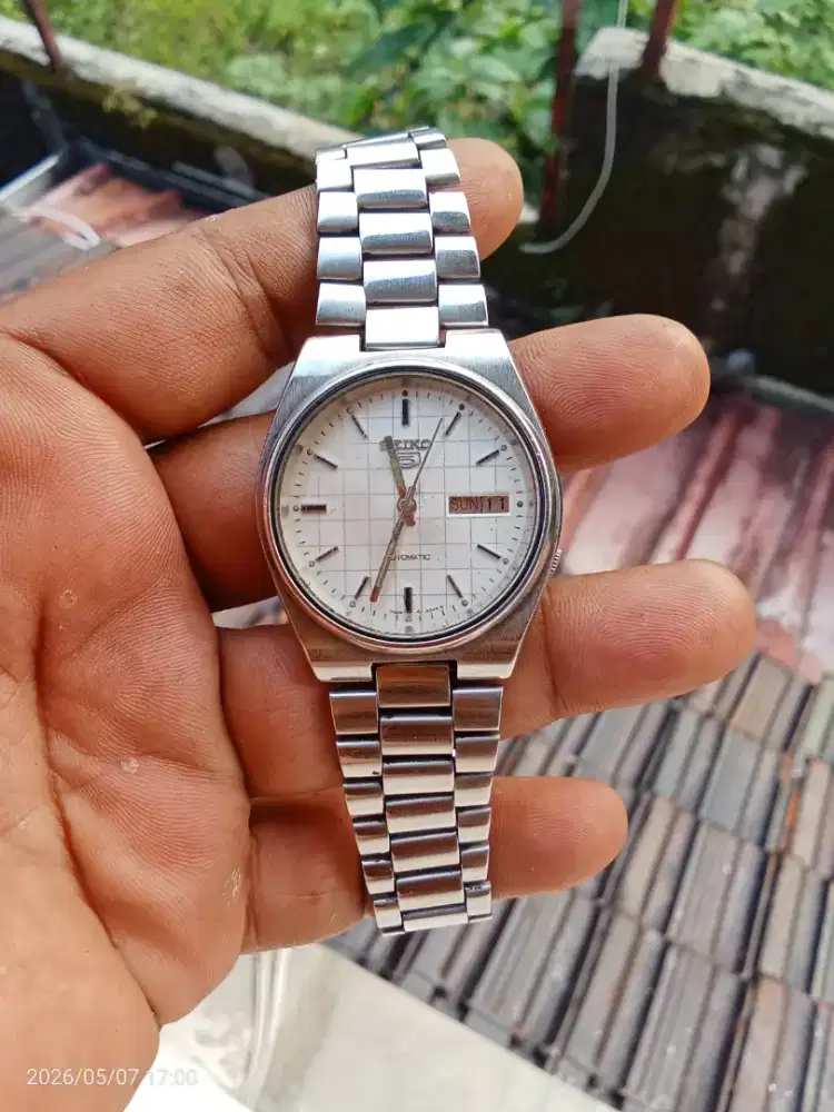 Jam Seiko 5 vintage otomatis original klasik mesin 7000