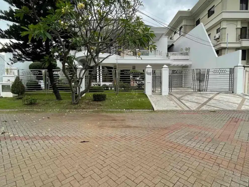 galaxy bumi permai araya1 jual rumah mewah terawat dan strategis dekat gerbang utama perumahan