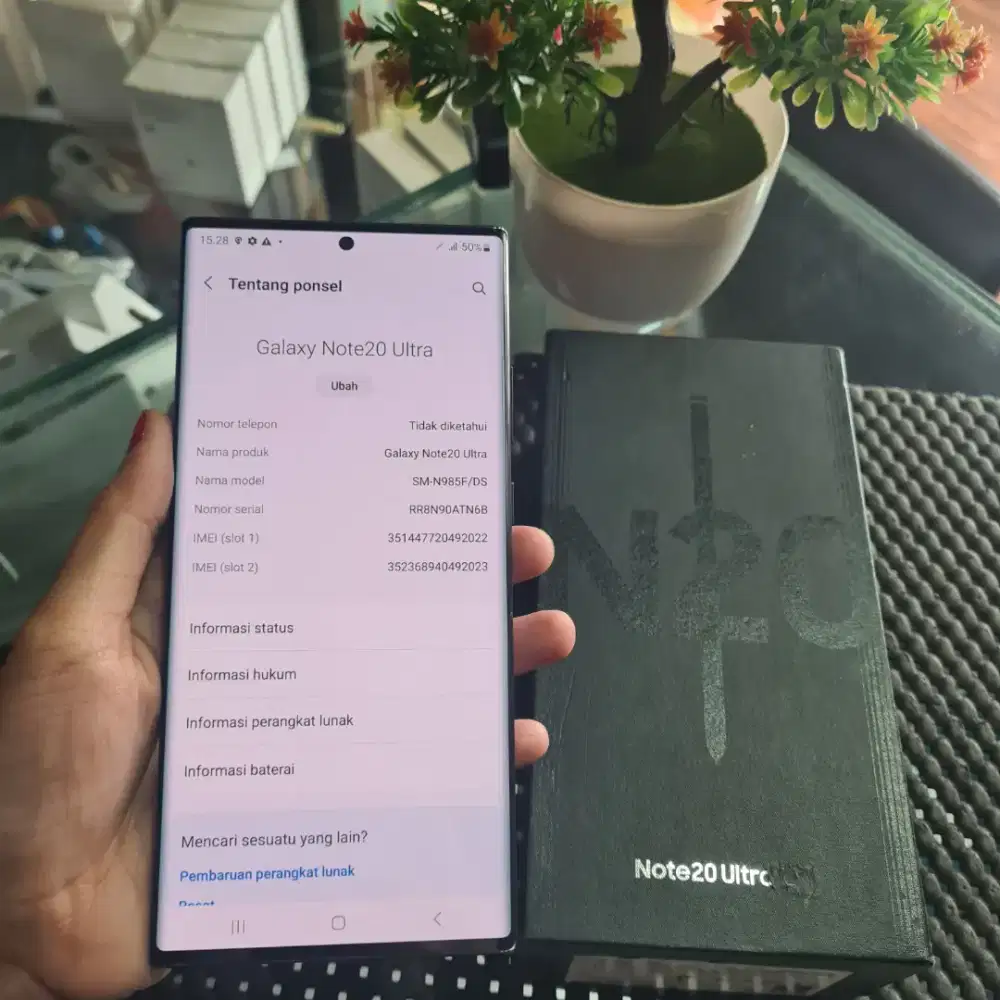 Samsung Galaxy Note 20 Ultra SEIN 8/256GB Fullset Mulus Normal