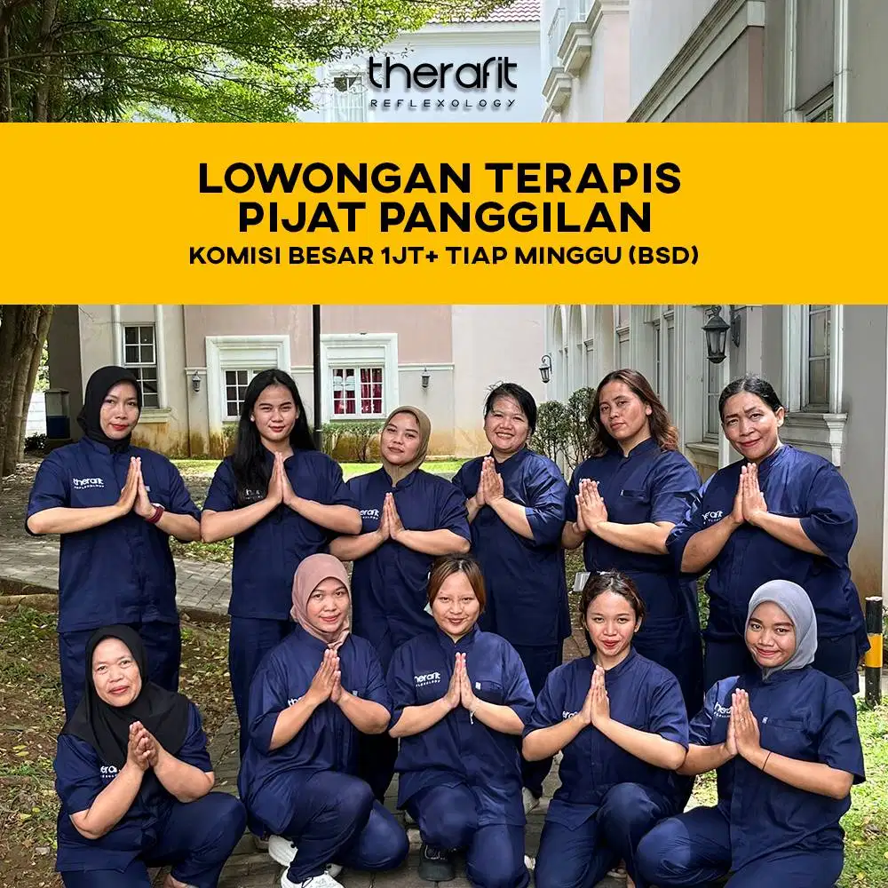 Lowongan dibutuhkan terapis therapist pijat (WANITA & PRIA) BSD