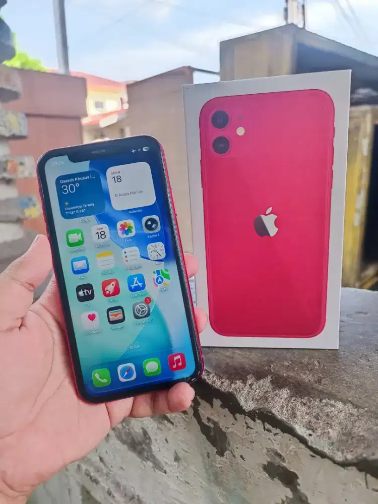 iPhone 11 128gb inter jaringan all operator lengkap
