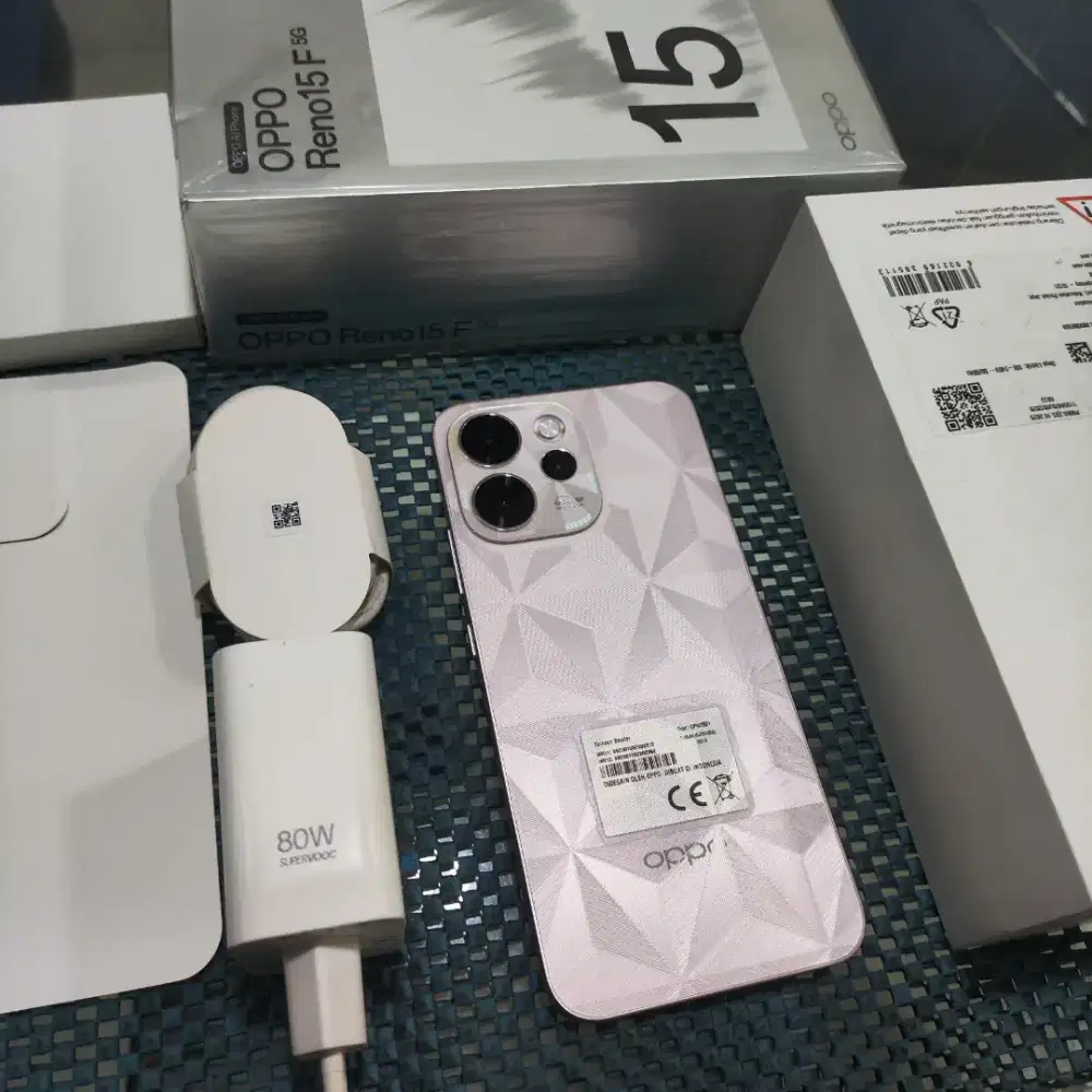 Oppo Reno 15F 5G, 8/256Gb Fullset, bisa TT