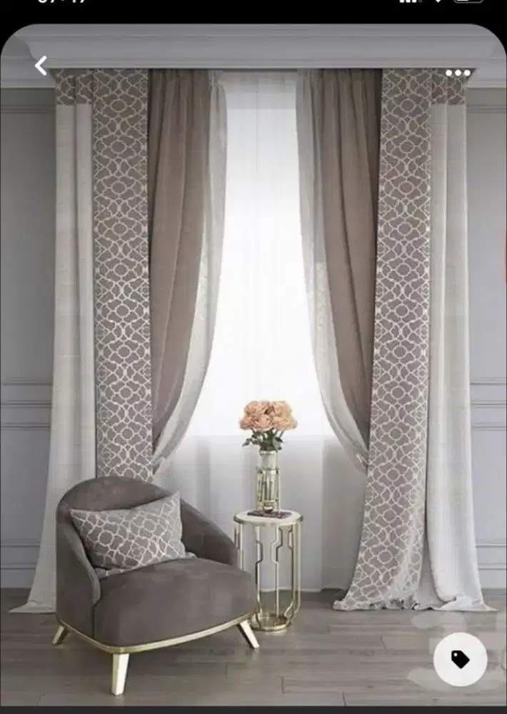 Pasang gordyn gorden murah vertikal roll blind jasa wallpaper dinding