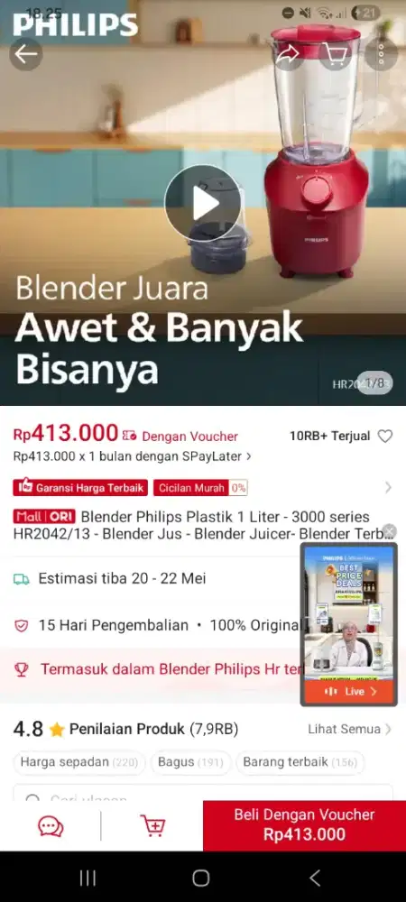 Blender philips murah meriahhhhh