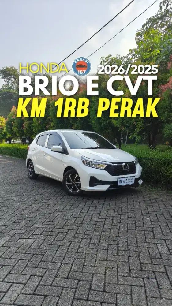 KM 1rb PERAK Like New Brio E CVT 2026/2025