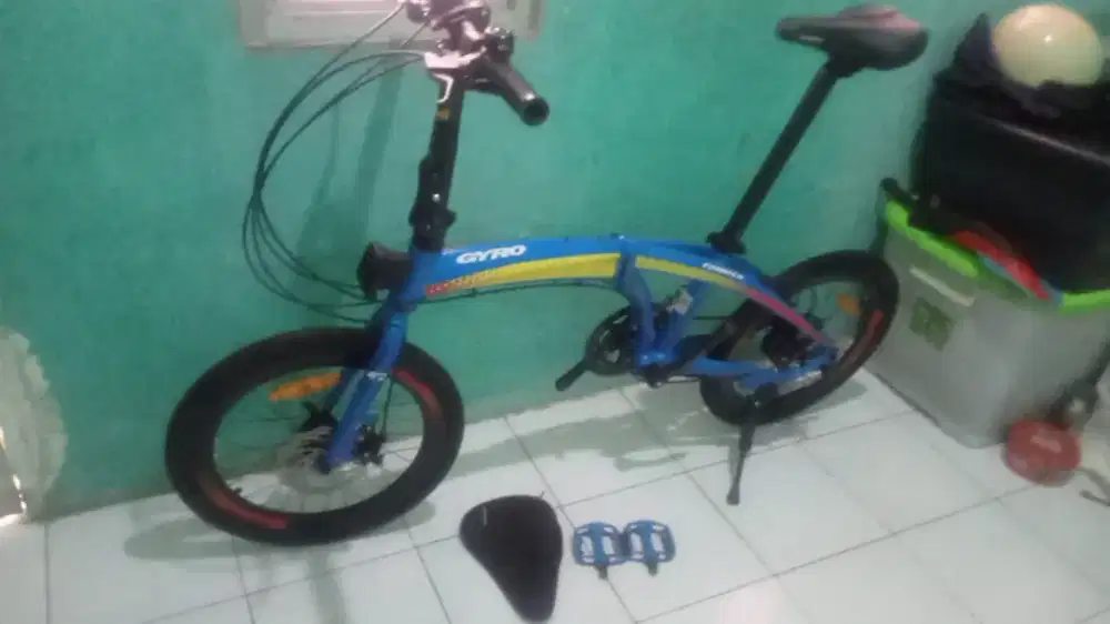 Sepeda Lipat speed 9x2 Alloy cakep