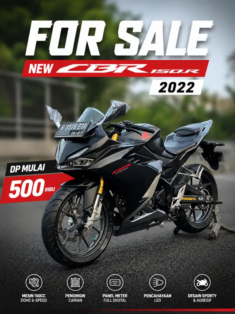 [DP CUMA 500] NEW CBR 150 R 2022 Barang Bagus Mulus
