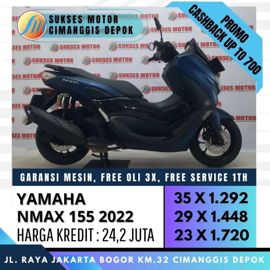NEW NMAX 155 2022 PAJAK PANJANG UNIT TERAWAT [SUKSES NOTOR]