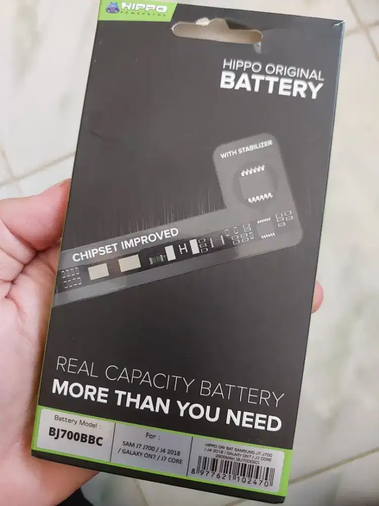 Baterai Hippo Samsung J7/J4 Baru