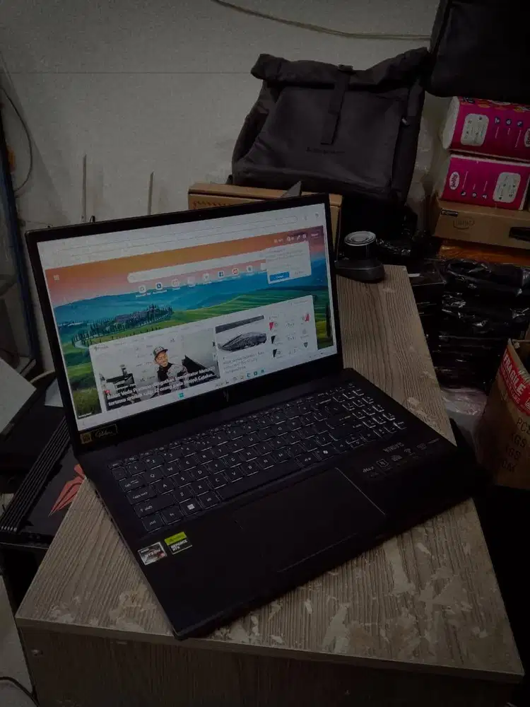 Acer Nitiro V15 ANV15-41 Ryzen 5 7535HS RAM 8GB SSD 512GB NVMe RTX2050