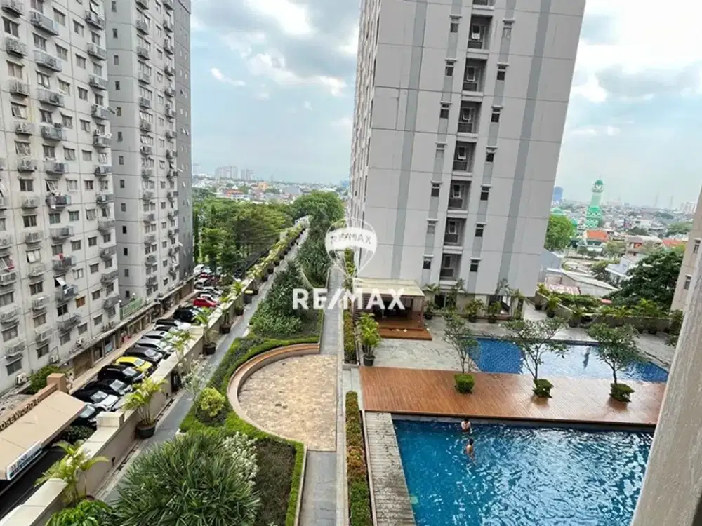 Disewa Apartemen Oak Tower B Studio View Pool yang Jarang Kosong di Pulo Gadung