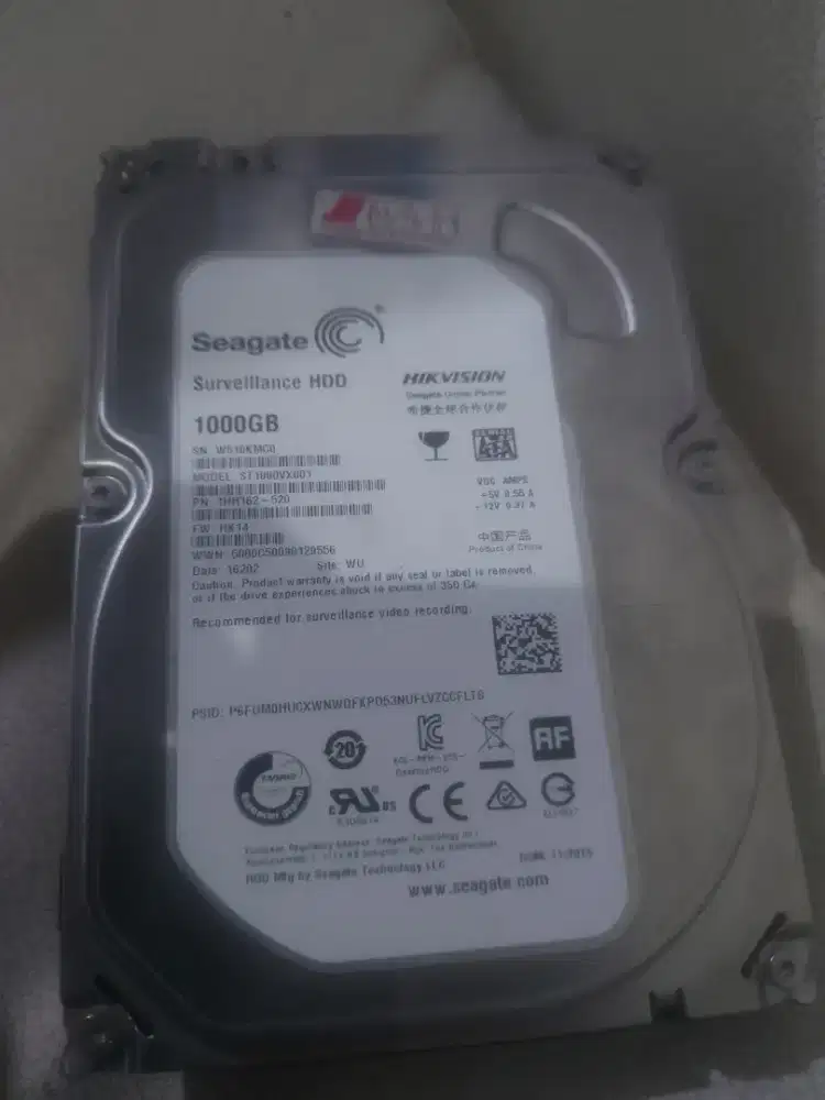 Hardisk 1tb hikvision seagate hikvision
