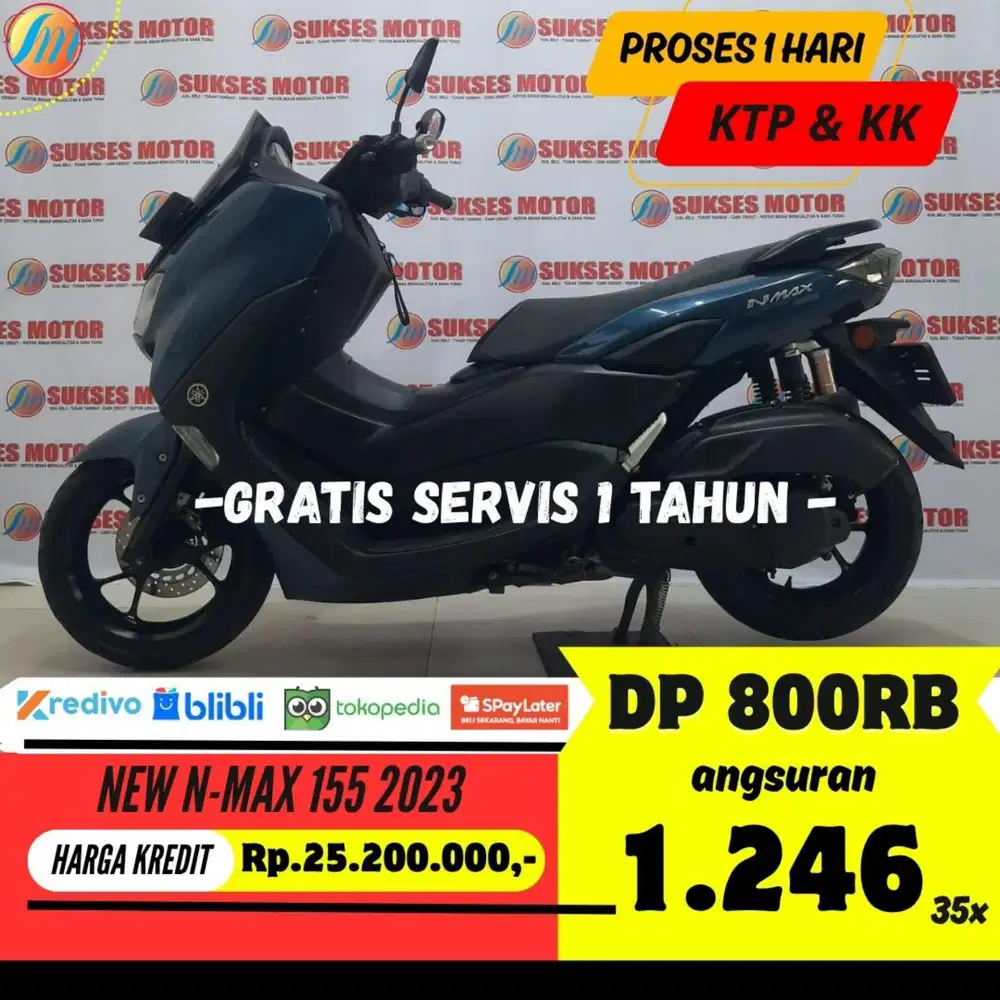 DP PROMO 800RIBU YAMAHA NEW NMAX 155 2023 ANGSURAN SANGAT TERJANGKAU