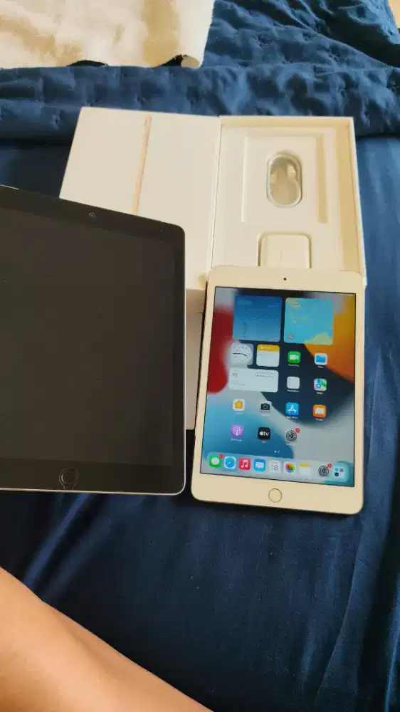 iPad Mini 4 Cellular+ WiFi 128gb Gold Like New 99% mulus all operator