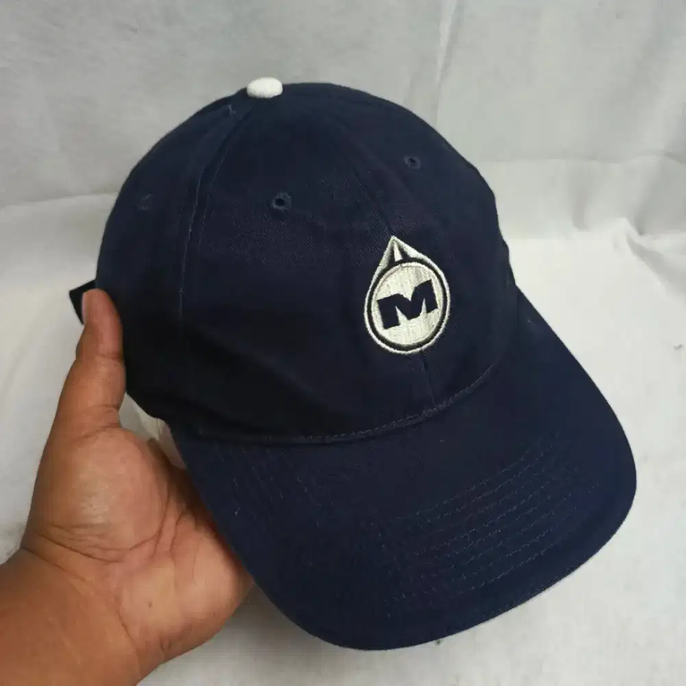 Topi Vintage Miller Pipeline Corp x Kati Sportcap Ori bekas Navy Blue