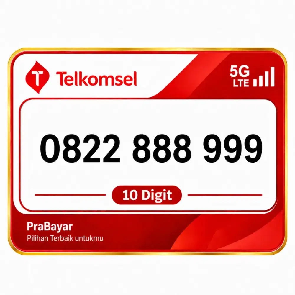 Nomor cantik Telkomsel 10Digit super
