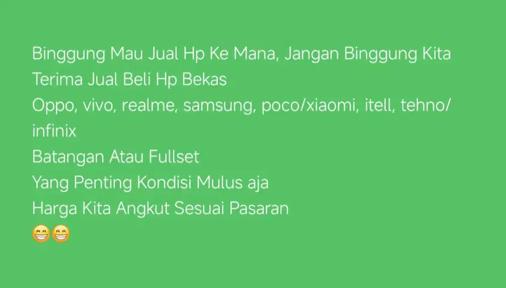 Terima jual beli hp