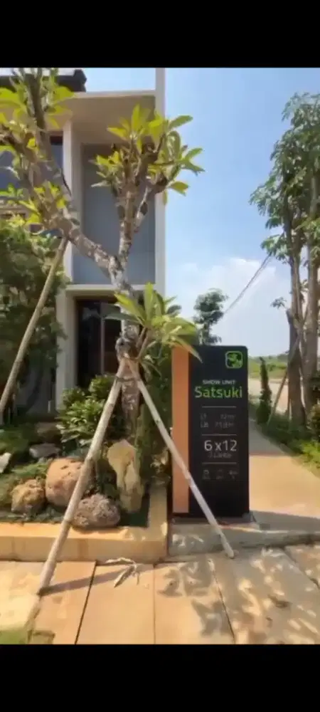 *RUMAH READY BERGAYA JEPANG MODERN BERNUANSA ALAM,BERKONSEP RESORT*