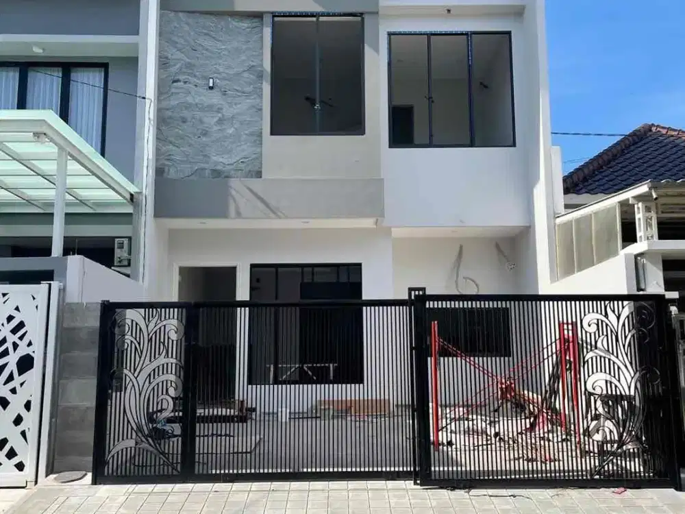 araya2 galaxy bumi permai jual rumah new gres minimalis strategis dekat jalan utama boulevard cluster