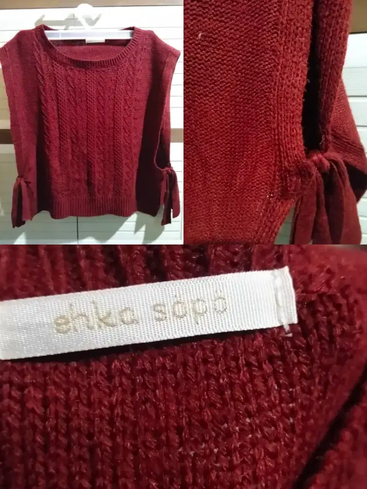 VEST RAJUT BIGSIZE