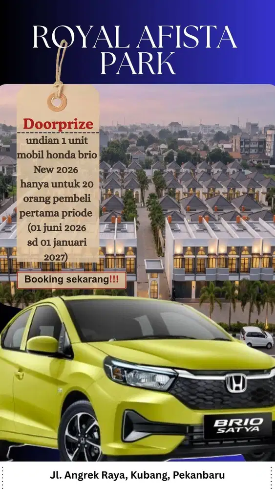 cluster Royal Afista Park Pekanbaru