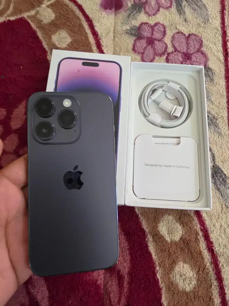 iPhone 14 pro 256gb mulus like new,,lengkap fulset,istimewa