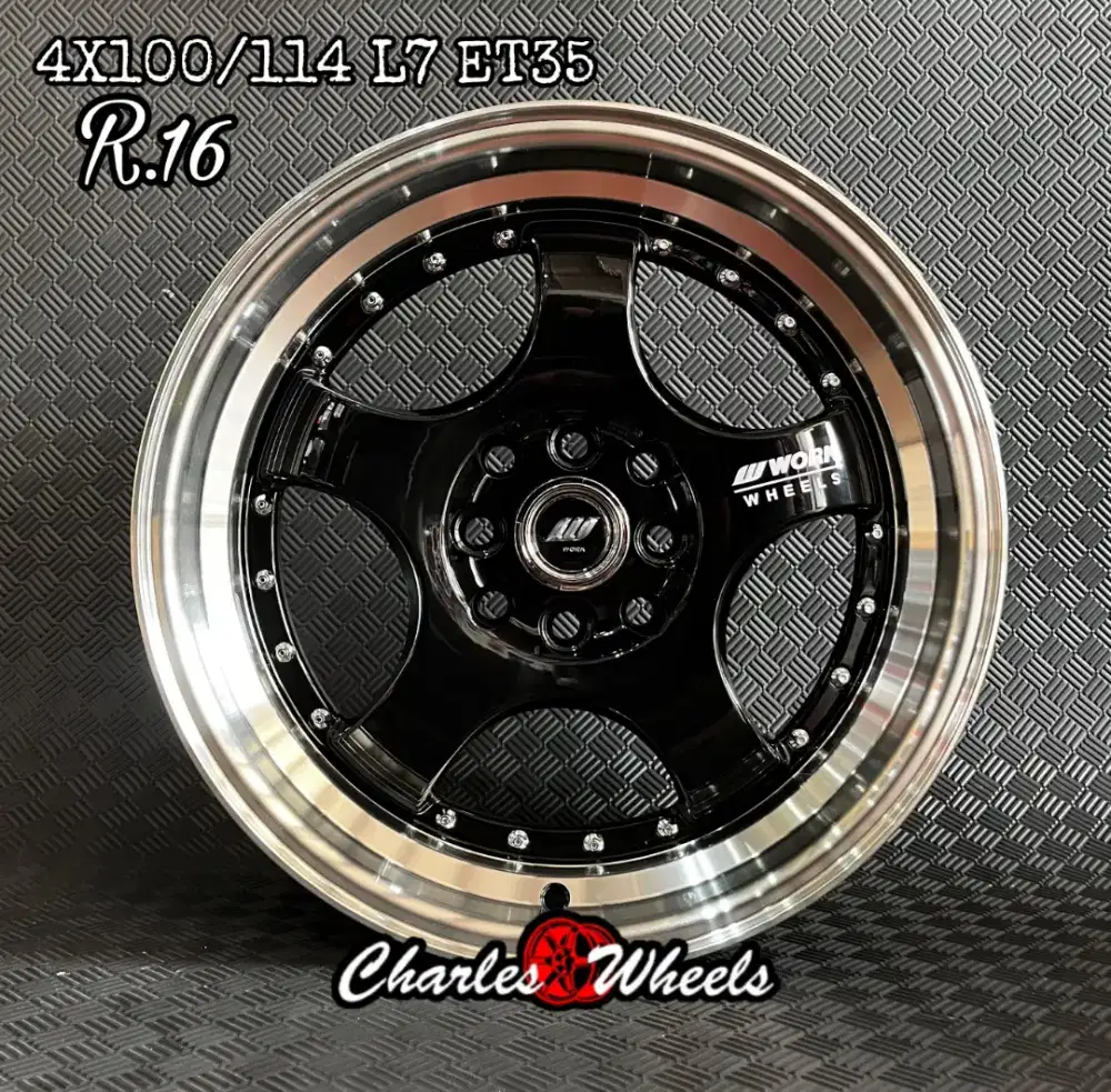 VELG WORKMEISTER RING 16 HITAM POLISH