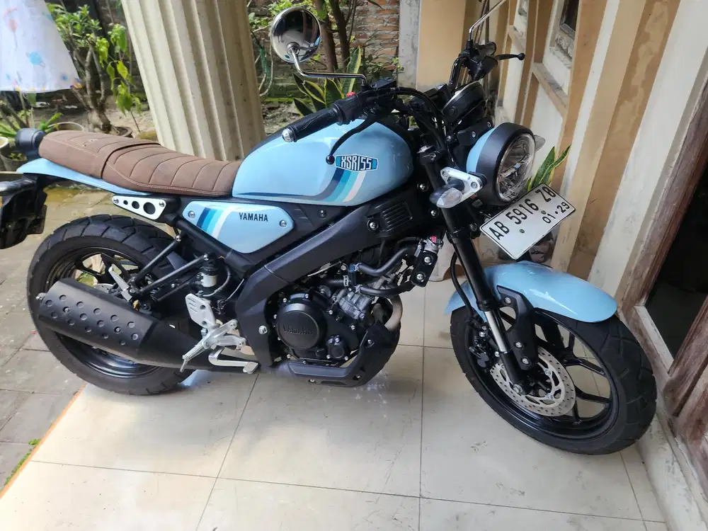 Xsr 155 biru glosy 2023  gbm