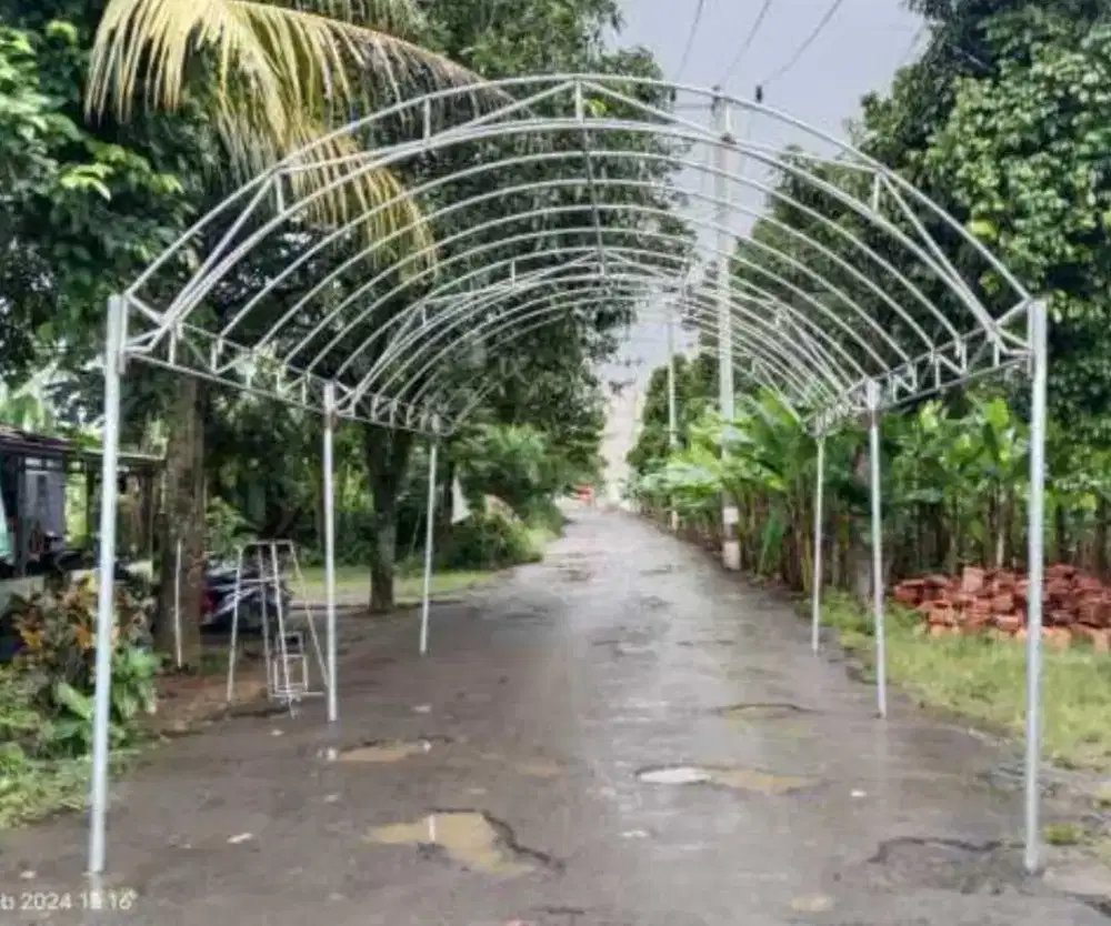 Rangka Tenda Lengkung (hanya rangka)
