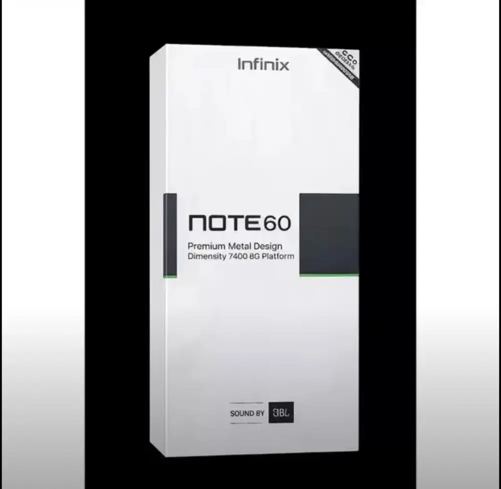 INFINIX NOTE 60 8/256 SEGEL BOX GARANSI RESMI 1 TAHUN
