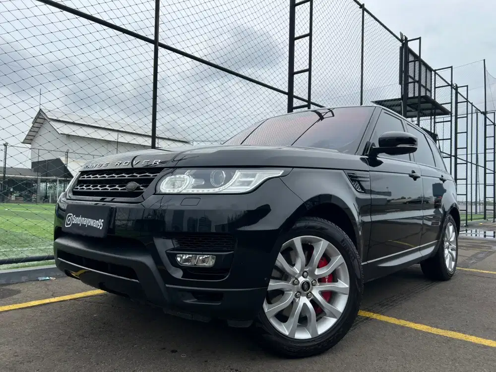 KM.34.000 RANGE ROVER SPORT 3.0 DIESEL 2014/2013 BLACK TDP100JT