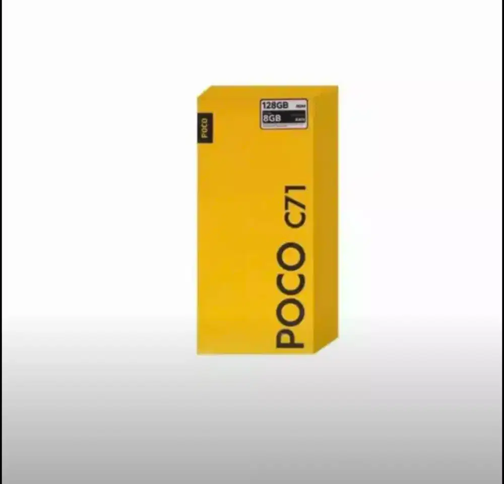 POCO C71 4/128 GB SEGEL BOX GARANSI RESMI 15 BULAN