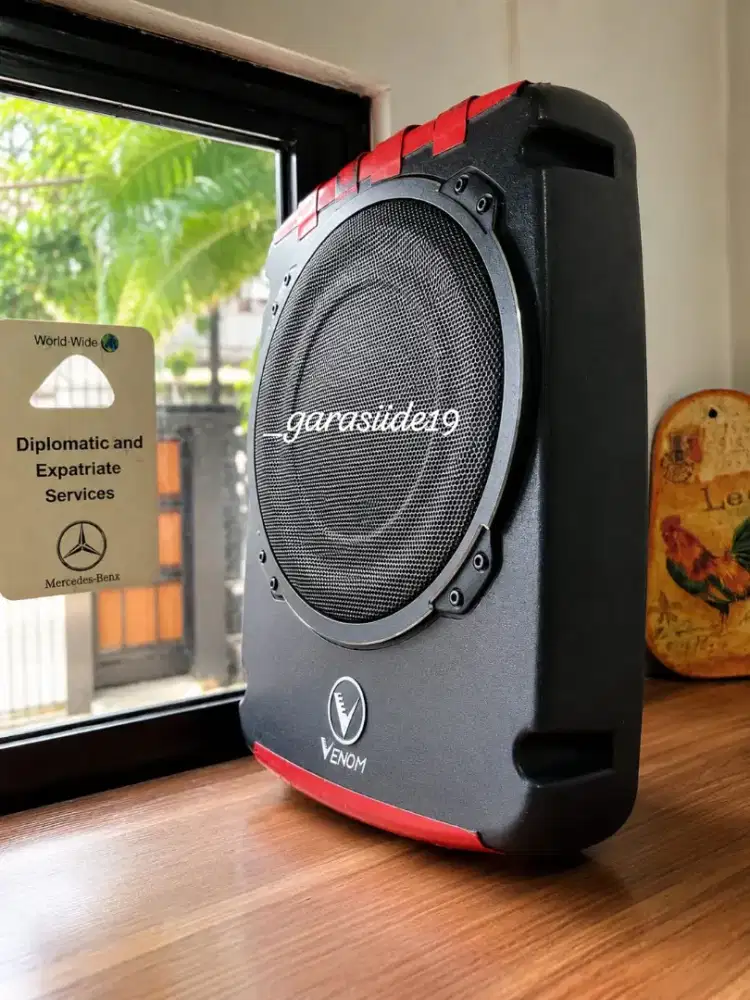 Subwoofer Venom VX10 PB 10” Active —Bass Harian Mantap, Slim & Praktis