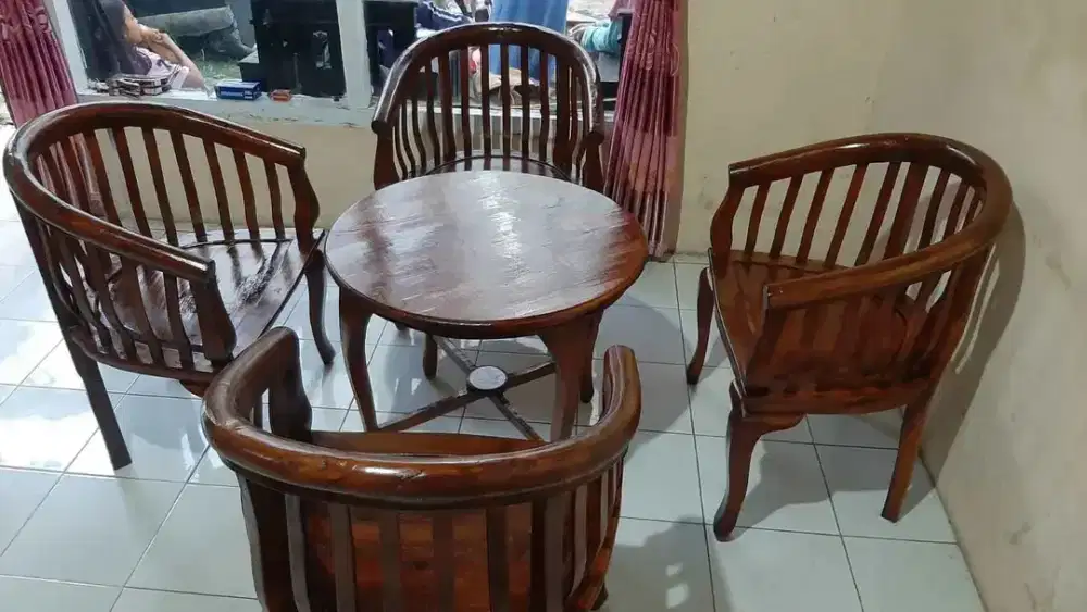 Kursi Teras tamu Jati