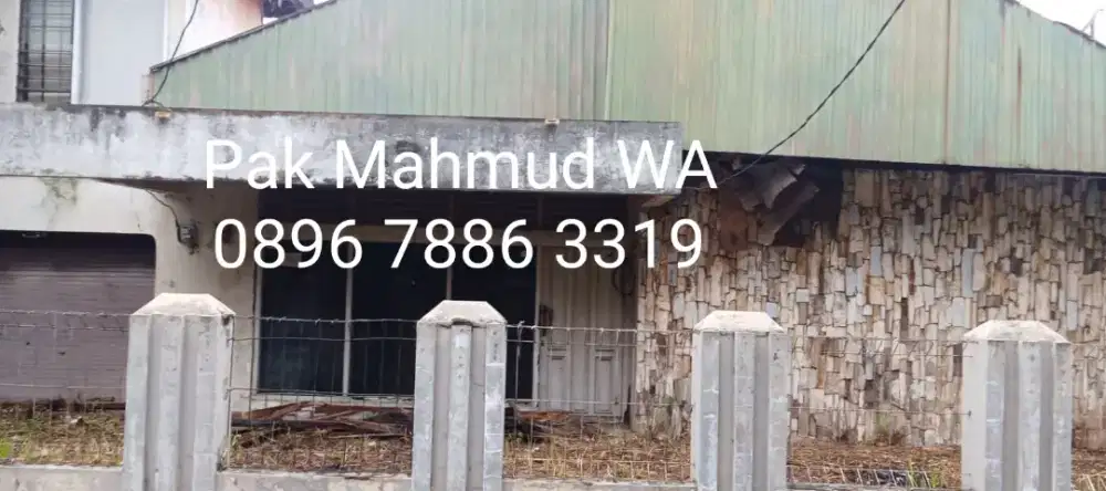Disewakan rumah murah banget pas utk utk di jln raya Pd Pinang